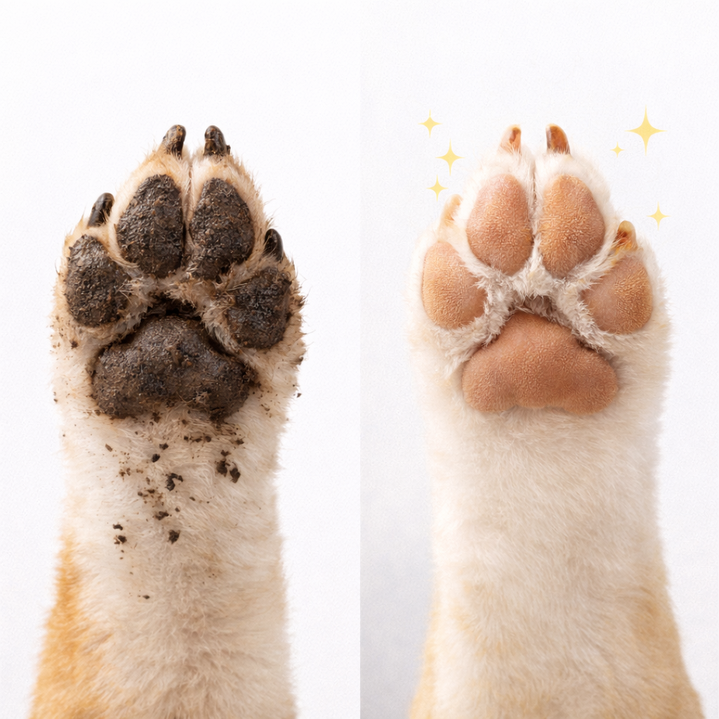 Pfotenreiniger für Hunde – Saubere Pfoten in Sekunden